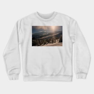 Courchevel 1850 3 Valleys French Alps France Crewneck Sweatshirt